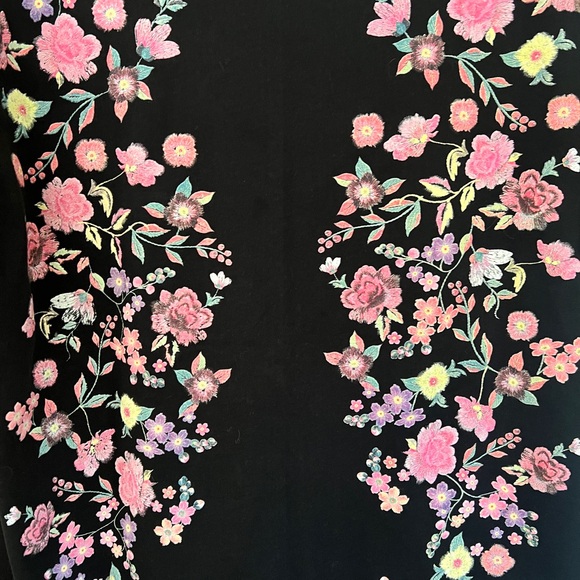 Zara Rubberized Floral T-Shirt Dress - Picture 4 of 4